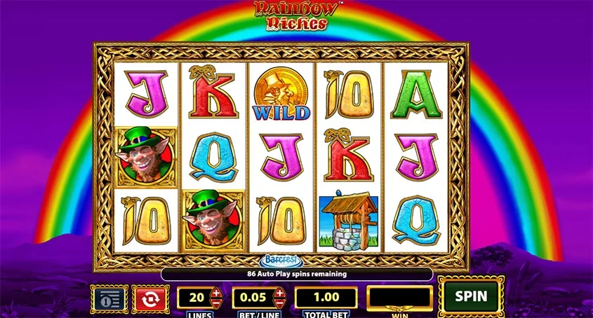Keajaiban Peluang Menang di Rainbow Riches Slot